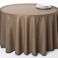 thumbnail image 1 of Saro Lifestyle 7417.BR120R Nappe Ronde Classique en Lin Scintillant Mélangé - Marron, 1 of 1