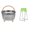 thumbnail image 1 of Stainless Steel Steamer Basket Set,instant-pot Accessories For Ninja Foodi Pressure Cooker & Multi, 1 of 5