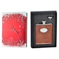 thumbnail image 3 of Visol Products Holiday Essential Leather Liquor Flask Gift Set, 3 of 3