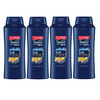 (4 pack) (4 Pack) Suave Men 2 in 1 Hair and Body Wash 28 oz
