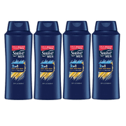 (4 pack) (4 Pack) Suave Men 2 in 1 Hair and Body Wash 28 oz