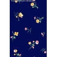 thumbnail image 4 of Challis Rayon Printed Marmara Woven Fabric, Floral Dress Material (IVORY/GREEN/TANG, ByYard), 4 of 4