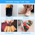 thumbnail image 7 of Uxcell 1 Pcs 23 Yards Cotton Twill Tape 3/4 inch Herringbone Webbing Ribbon Bias Binding Tapes Green, 7 of 7