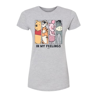 Winnie The Pooh - In My Feelings Pooh - Juniors Fitted Graphic T-Shirt