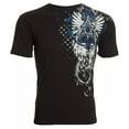 thumbnail image 3 of ARCHAIC by AFFLICTION Black HEAVYWEIGHT Short Sleeve Slim Fit Y2K T-shirt NWT, 3 of 7