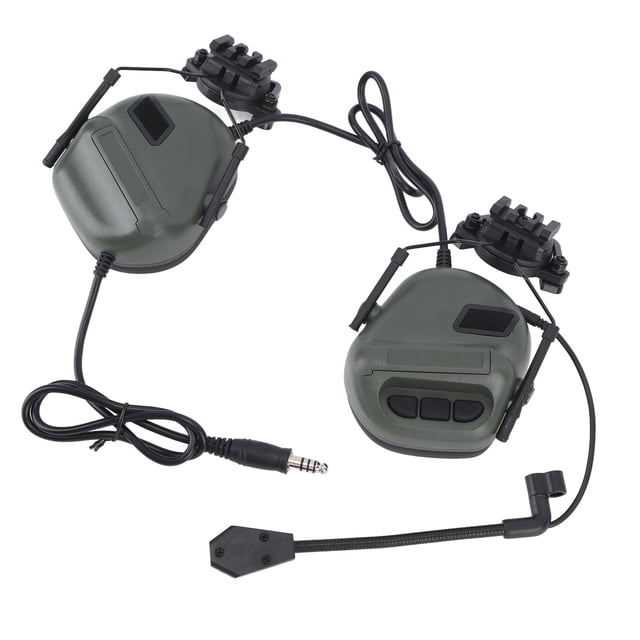 Auriculares de tiro Orejeras para tiro Protección auditiva Auriculares Reducción de ruido Amplificación de sonido Verde