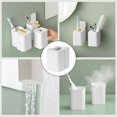 thumbnail image 4 of 2 Estantes para Pasta de , Dispensador de PP Magnético para Maquillaje, Taza de Enjuague Bucal para Dormitorio Y Hogar Macarena Estante para cepillos de dientes, 4 of 7