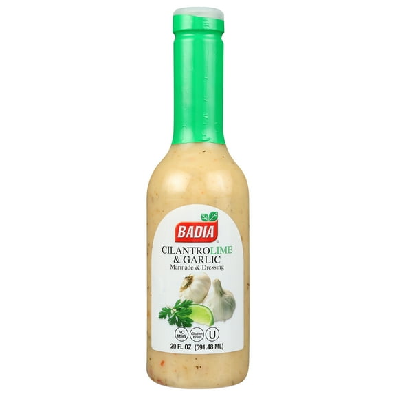 Pack of 6, Badia Cilantro Lime with Garlic Marinade & Dressing, 20 fl oz