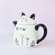 thumbnail image 4 of Tetera pequeña con forma de gato, tetera, té suelto, tarro de almacenamiento de té, 4 of 8