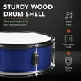 thumbnail image 5 of Best Choice Products 5-Piece Beginner Drum Set w/ Snare, Bass, Toms, Cymbal, Hi-Hat, Sticks, Drum Pedal - Dark Blue, 5 of 9