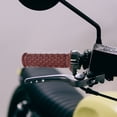 thumbnail image 4 of unbranded 1Par Empuñadura Para Puño De Motocicleta De Goma Marrón Resistente Y Antideslizante, 4 of 6