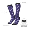 thumbnail image 4 of Rateoe Astronaut Rabbit Pattern Women’s Knee High Crew Socks,Trouser Socks Comfortable, Breathable, Moisture-Wicking and Soft, 4 of 6