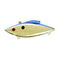 Bill Lewis Rat-L-Trap Lipless Crankbait Gold Blue Back