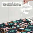 thumbnail image 2 of Dish Drying Mat, Cute Rottweiler Absorbent Microfiber Kitchen Mat, Heat Resistant Drying Mat Kitchen Counter for Dishes, Utensils, Pots, Pans, Drainer Mats 18x24in, 2 of 7