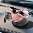 thumbnail image 3 of Solar Powered Aircraft Model Ornament Decorative Car Dashboard Solar plane, 3 of 9