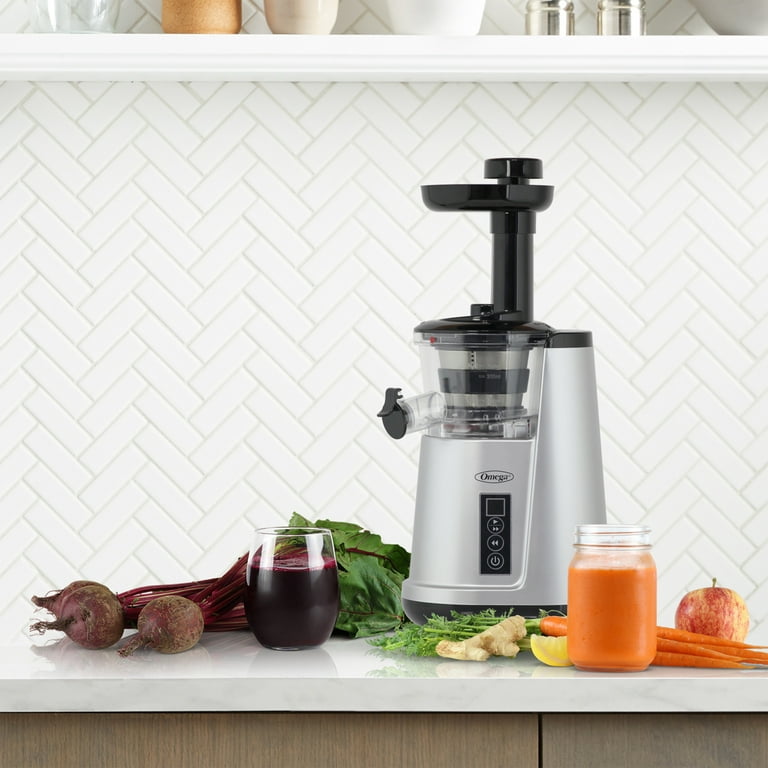 Omega Vertical Cold Press Compact Masticating Juicer, Low-Speed