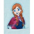 thumbnail image 4 of Disney Frozen Toddler Girls' Hooded Terry Cloth Swim Cover-Up Anna and Elsa Light Blue, 4 of 8