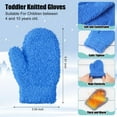 thumbnail image 2 of 16 Pairs Toddler Gloves Warm Fleece Kids Mittens Winter Stretch Knit Gloves Soft Lightweight Mittens for Boys and Girls, 2 of 6
