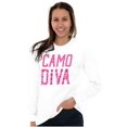 thumbnail image 4 of Camo Diva Cute Girly Hunting Season Women's Long Sleeve T Shirt Brisco Brands L, 4 of 6