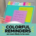 thumbnail image 3 of 3M Post-it banderitas adhesivas colores primaríos de .47 x 1.7 in con 4 blocks, 35 banderitas c/u, 3 of 7