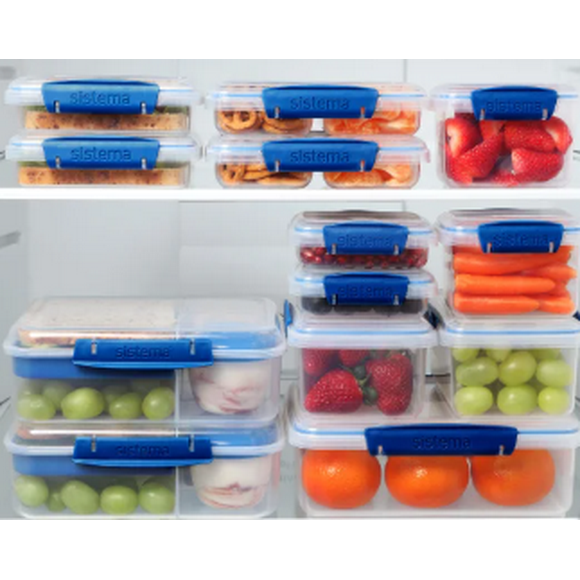 Sistema Food Storage Container Set, 32-pieces