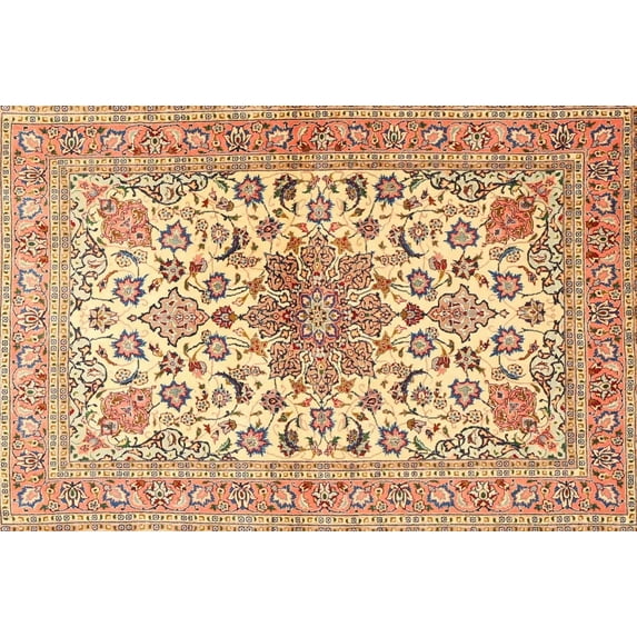Ahgly Company Indoor Rectangle Traditional Red Medallion Area Rugs, 2' x 5'