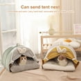 thumbnail image 1 of Pet Nest Closed Style Keep Warmth Removable Portable Pet Cats Tent Nest for All Seasons, 1 of 10