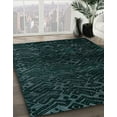 thumbnail image 3 of Ahgly Company Machine Washable Indoor Rectangle Abstract Night Black Area Rugs, 4' x 6', 3 of 7