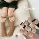 thumbnail image 2 of Calcetines largos hasta la rodilla de algodón suave para niños pequeños, calcetines de oso lindo, ropa de invierno para niñas de 2 a 8 años, nuevos, 2 of 6
