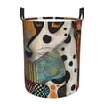 thumbnail image 1 of Fotbe Abstract Dalmatian Art Cesto de Ropa con Asas, Cesto Impermeable de Gran Capacidad, Bolsa de Lavado para Dormitorio, Cesto de Ropa con Ruedas y Asas-Small, 1 of 6