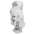 thumbnail image 2 of Northlight 12" White Standing Santa Claus Christmas Figure with Lantern, 2 of 5