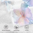 thumbnail image 5 of Yayeee 2 Pack Hand Towels for Bathroom 100% Cotton 16" x 28" Soft Absorbent Kitchen Towel, Pastel Flower Pattern, 5 of 7