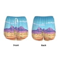 thumbnail image 5 of Haiem Pixel Desert Landscape Women's 2 in 1 Running Shorts - Lightweight Athletic Workout Gym Yoga Breathable Sports Shorts Liner with Phone Pockets-X-Large, 5 of 9