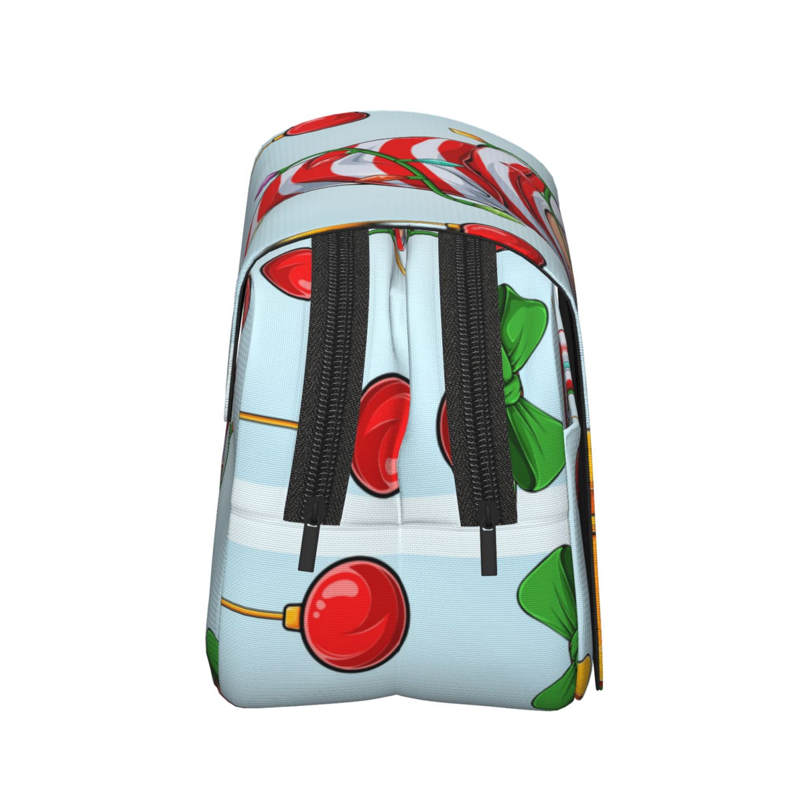 Rateoe Funny Christmas Gnome Pattern Double Clamshell Pen Case, Storage Organizer with Two Zipper Compartments– Holds Up to 50 Pencils & Pens