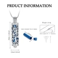 thumbnail image 2 of Urn Necklace for Ashes with Hollow Vial Cylinder Cremation Jewelry for Ashes Tree of Life Memorial Jewelry Gifts for Women Men Ashes Necklace Lockets Ashes Holder, 2 of 6