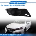 thumbnail image 2 of Parrilla de Luz Antiniebla Frontal Izquierda No.71107TSGH10 Inserciones de Cubierta de Luz Antiniebla para Honda Accord 2016-2019 Negro ABS 1 Pc, 2 of 6