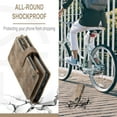 thumbnail image 6 of for Samsung Galaxy A16 5G/4G Case Wallet for Women Men, Samsung Galaxy A16 5G/4G Case, PU Leather Magnetic Flip Strap Wristlet Zipper Card Holder Wallet Business Phone Cover for Galaxy A16, Brown, 6 of 9