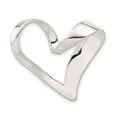 thumbnail image 3 of 925 Sterling Silver Heart Slide Necklace Charm Pendant Omega, 3 of 8