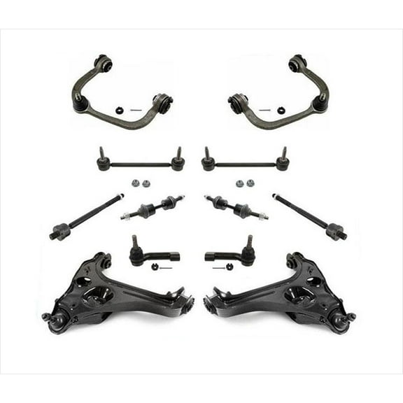 Upper & Lower Control Arms Inner Outer Tie Rods For 07-13 Expedition 09-13 F150