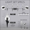 thumbnail image 5 of Wintergreen Lighting C7 Red, White & Blue OptiCore Smooth LED Pathway Light Kit, 75 Lights, 12" Spacing, Black Wire, Black Stake, 75 ft, 5 of 8
