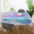thumbnail image 6 of GZHJMY Cute Whale Rectangle Tablecloth, Waterproof Stain Wrinkle Resistant Washable Polyester Table Cover for Picnic Dinner Holiday Kitchen Party Decor, 60 x 120 in Home Decor, 6 of 7