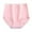 Pink, variant on Admvng Womens Cotton Underwear Solid Color Mid-rise Breathable Leisure Briefs, Size M-3XL