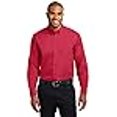 thumbnail image 3 of Port Authority &174; Chemise à Manches Longues Facile d'Entretien. Tls608 2Xlt Rouge/ Pierre Claire, 3 of 4
