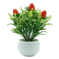 thumbnail image 4 of Artificial Strawberry Mushroom Fruit Tree Artificial Lemon Branch Home Party Garden Decoration Plant Bonsai Living Room Garden Decor, 4 of 7