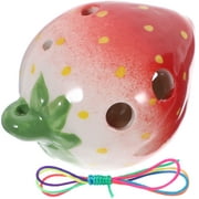 Strawberries Strawberry Chinese Flute 6 Hole Recorders Holes Ocarina Musical Instrument