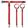 thumbnail image 2 of Deago 2 Pcs Dog Cat Safety Car Seat Belt Strap Headrest Restraint Adjustable Nylon Dog Leashes Vehicle Seatbelts Harness, 2 of 8