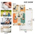 thumbnail image 6 of Yayeee 100% Cotton Hand Towels for Bathroom 16" x 28" Soft Absorbent Kitchen Towel, Black Cats Reading, 6 of 7