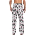 thumbnail image 2 of GZHJMY Cute Cartoon Dog Mens Pajama Pants, Comfortable and Soft Men&nbsp;Pajama&nbsp;Bottoms with Pockets and Drawstring, Christmas New Year Birthday Father's Day, 2 of 7