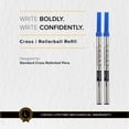 thumbnail image 7 of Cross Selectip Gel Rollerball Pen Refill - Blue - Dual Pack, 7 of 7