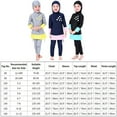 thumbnail image 2 of 【Uhome】Muslimah Swimsuits for Girls Kids, Full cover Hood Design Swimming Suits Burkini with Hijab Modest Swimwear, 2 of 8